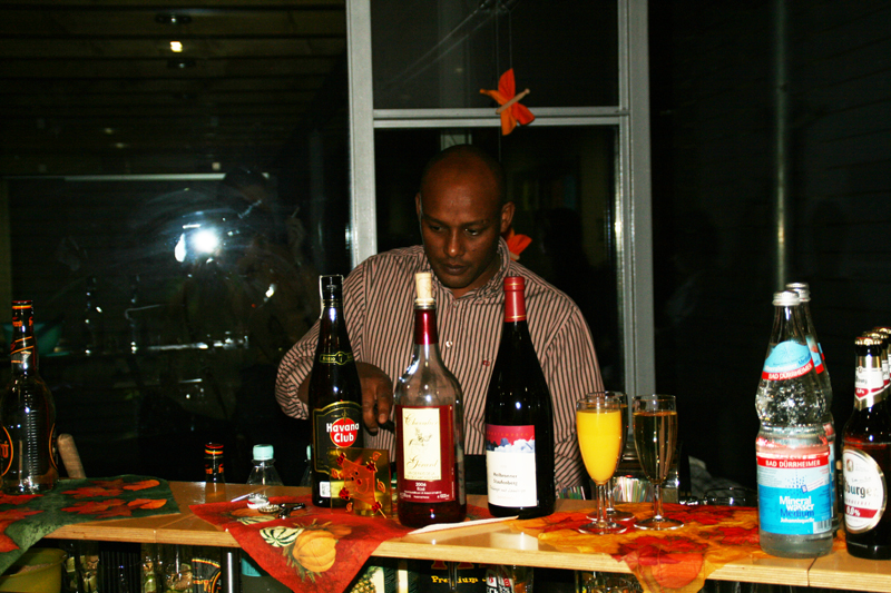 Jimmy an der Caipi- Bar